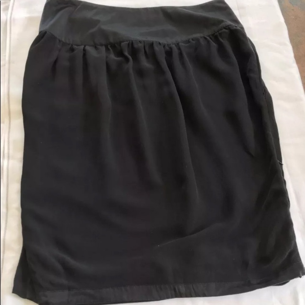 Black Silk skirt